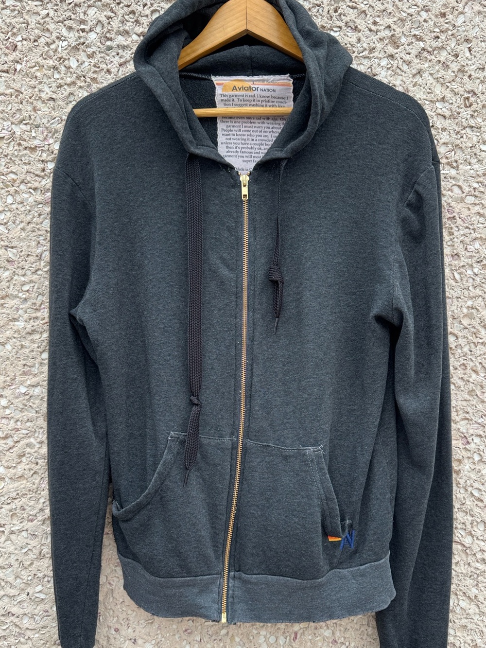 Aviator Nation Rare California Zip Front Hoodie - Picture 2 of 9